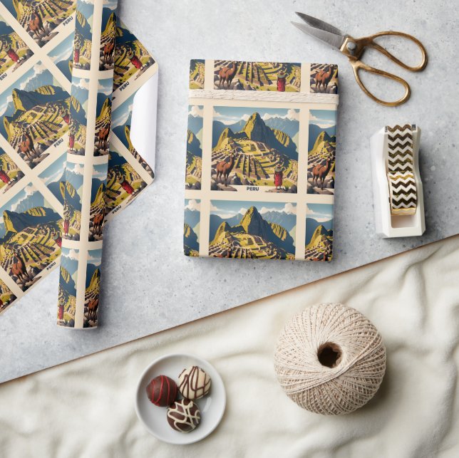 Peru Machu Picchu Wrapping Paper (Crafts)