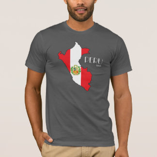 Peru Map Flag Shirt