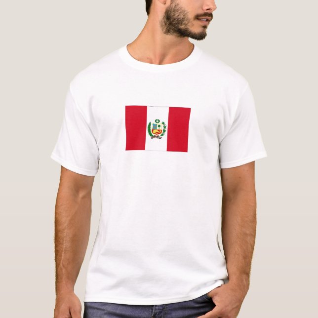 Peru National Flag T-Shirt (Front)
