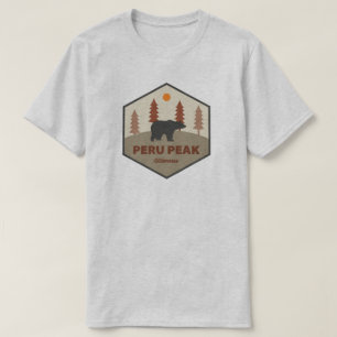 Peru Peak Wilderness Vermont Bear T-Shirt