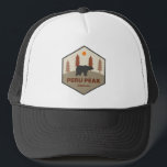 Peru Peak Wilderness Vermont Bear Trucker Hat<br><div class="desc">The Peru Peak Wilderness is one of eight wilderness areas in the Green Mountain National Forest in the U.S. state of Vermont.</div>