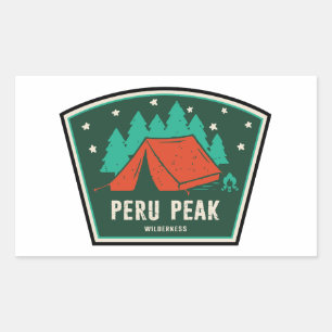 Peru Peak Wilderness Vermont Camping Sticker
