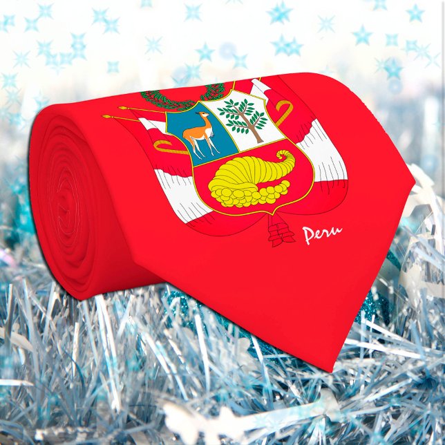 Peru & Peruvian flag, emblem business fashion Tie (Creator Uploaded)