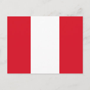 Peru (Peruvian) Flag Postcard