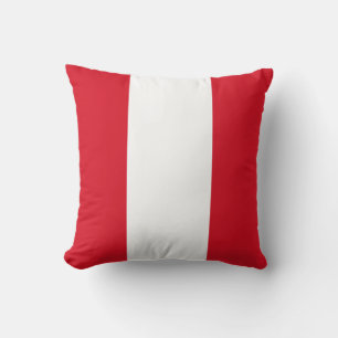 Peru (Peruvian) Flag Throw Pillow