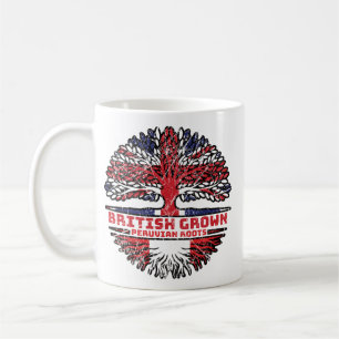Peru Peruvian Uk United Kingdom British Tree Roots Coffee Mug
