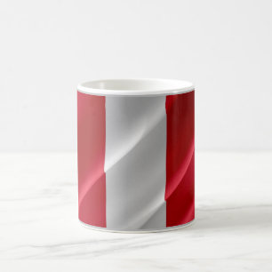 Peru - Peruvian Waving Flag - Coffee Mug