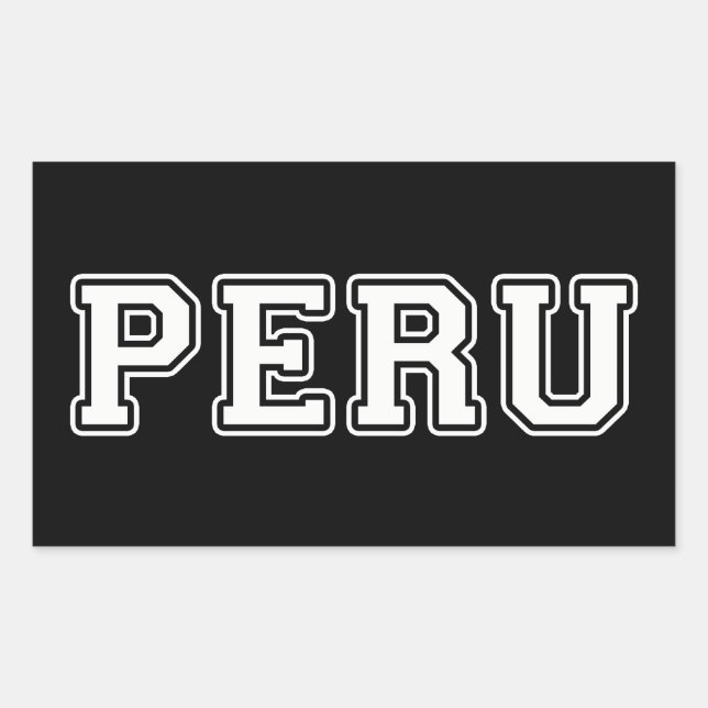 Peru Sticker (Front)
