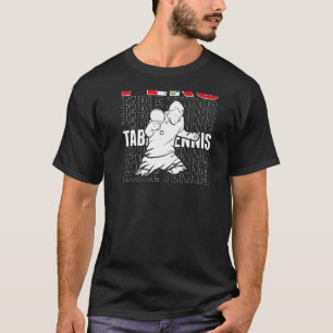 Peru Table Tennis Support Peruvian Ping Pong Tea T-Shirt