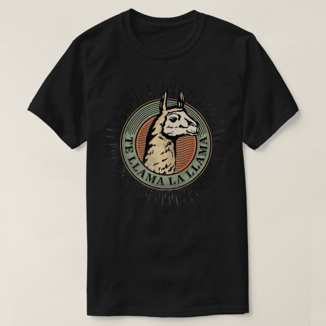 Peru Te Llama la Llama Front  T-Shirt (Design Front)