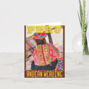 Peru: The Art of Andean Weaving Notecard
