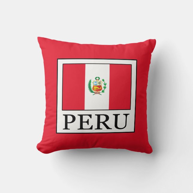 Peru Throw Pillow (Front)