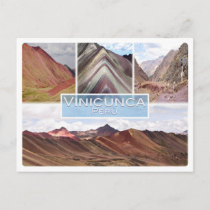 Peru - Vinicunca - The Red Valley - Postcard