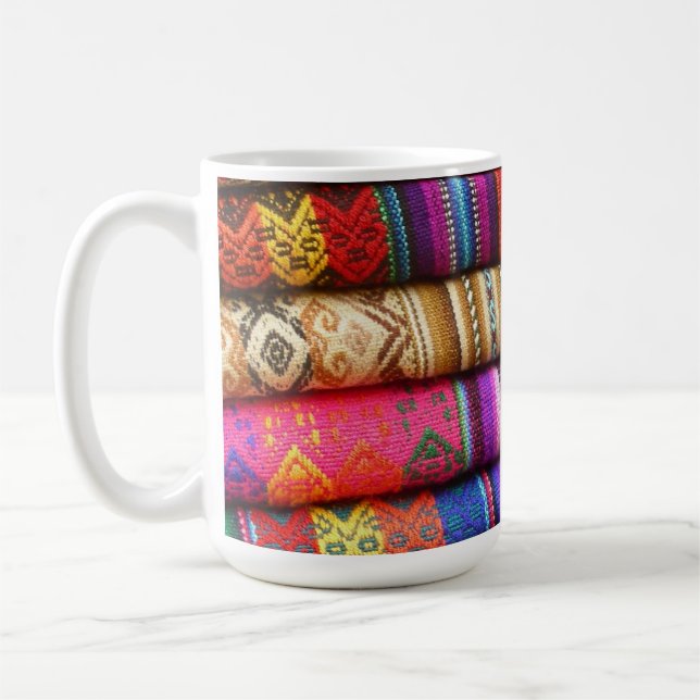 Peruvian Blankets Coffee Mug (Left)