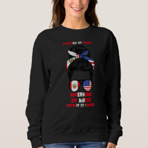 Peruvian By Blood American Birth Patriot Peru Peru Sweatshirt