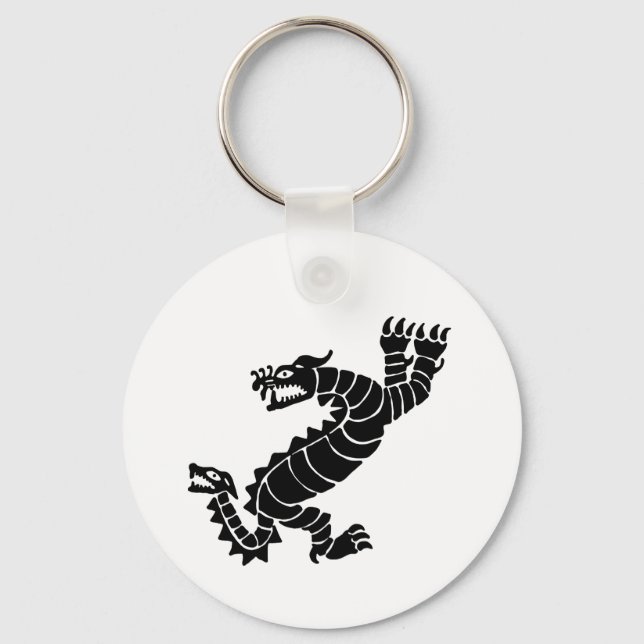 Peruvian Dragon Keychain (Front)