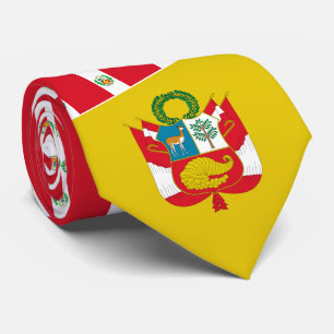 Peruvian Flag & Coat of Arms, Flag of Peru Tie