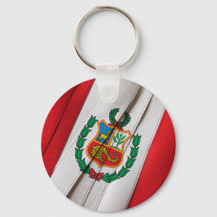 PERUVIAN flag Keychain