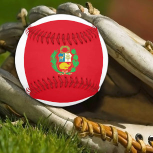 Peruvian Flag & Peru sports / Baseball Balls