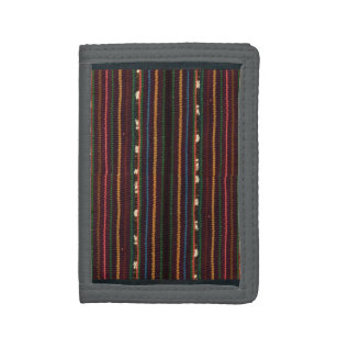 Peruvian Inca Weaving Design Stripes Tri-fold Wallet