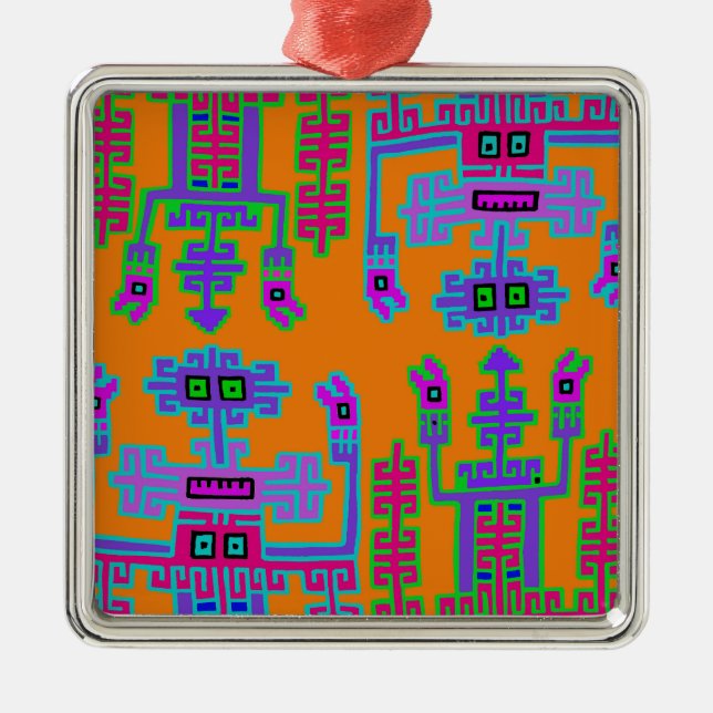 Peruvian Kings Metal Ornament (Front)