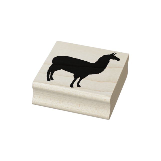 peruvian llama art stamp (Stamp)