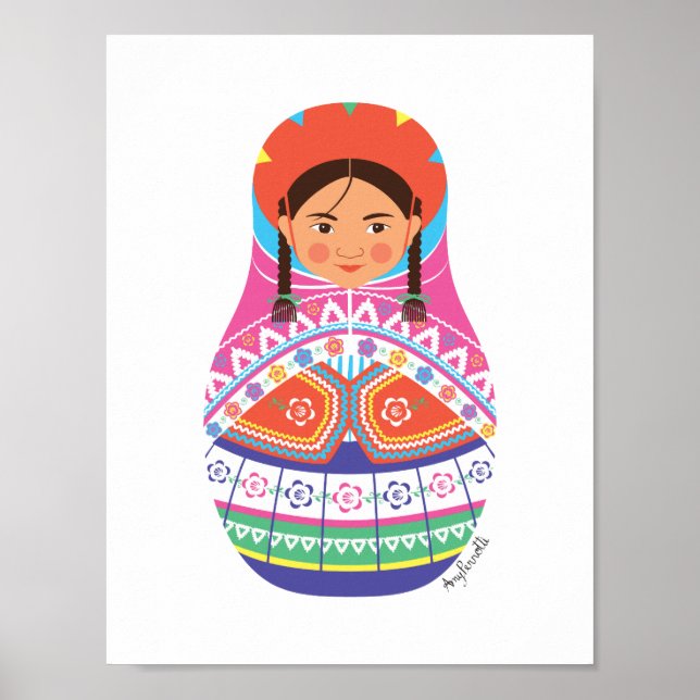 Peruvian Matryoshka Poster (Front)