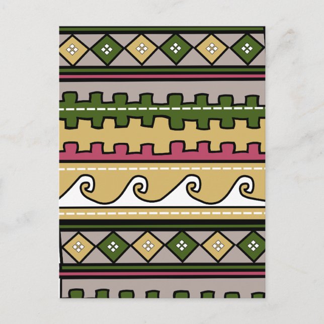 Peruvian Pattern Postcard (Front)