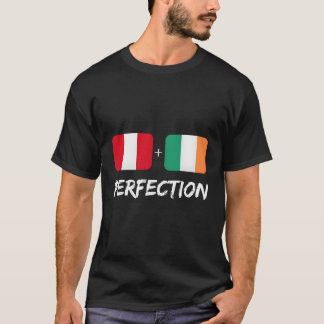 Peruvian Plus Irish Perfection Mix Heritage Flag T-Shirt