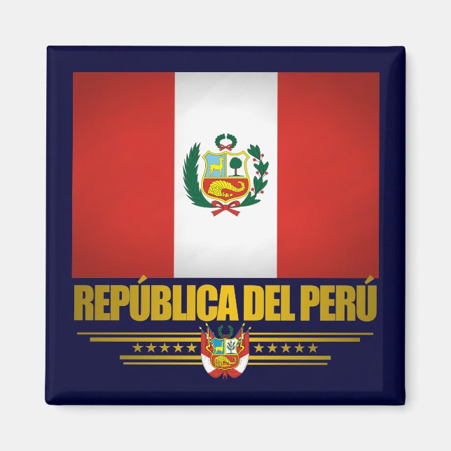 "Peruvian Pride" Magnet (Front)