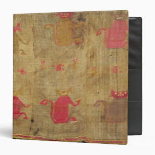 Peruvian shroud; cotton and vicuna brocaded binder