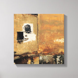 peruvian vulture city wall canvas print