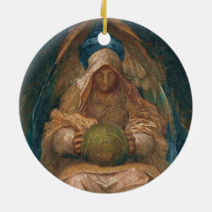 Pervading Spirit Angel Ceramic Ornament