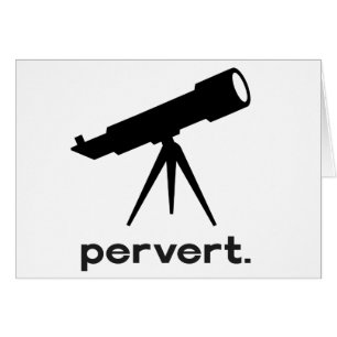 Pervers avec télescope parodie drôle humour
