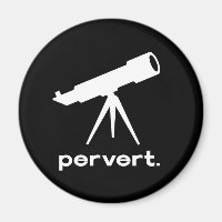 Pervert with Telescope Funny Parody Humour