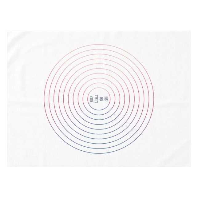 Pesach  Seder Next Year in Jerusalem Tablecloth (Front (Horizontal))