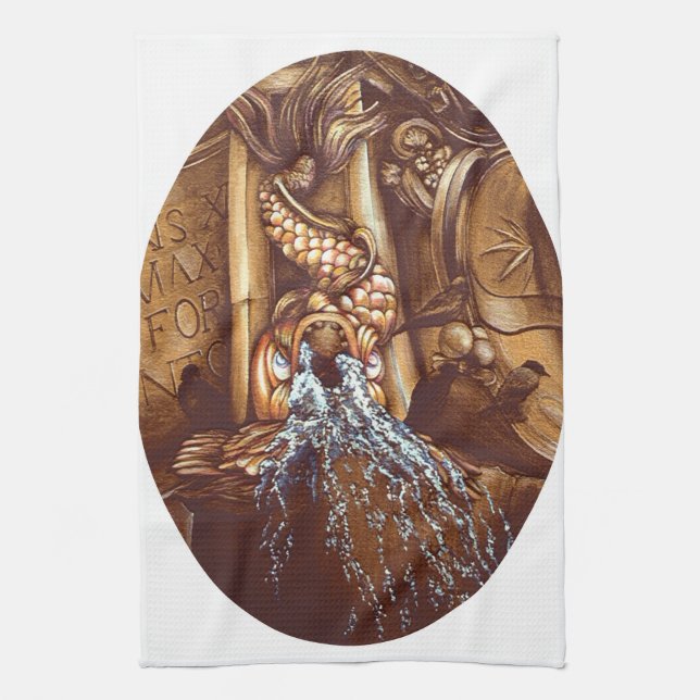 Pesce Kitchen Towel (Vertical)