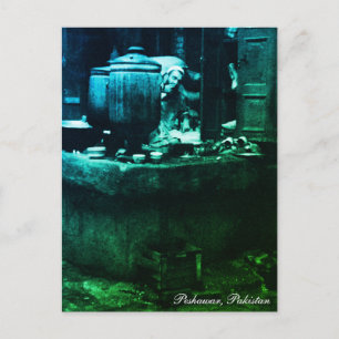 Peshawar, Tea Maker, Travel, Pakistan Postcard