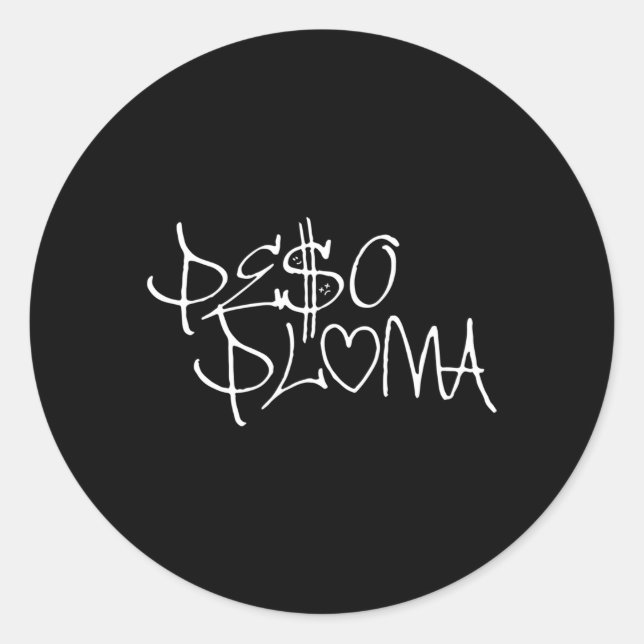 Peso Pluma Corridos Tumbados Mexico Belicos Classic Round Sticker (Front)