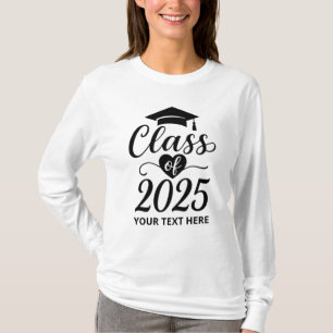 Pesonalized Text Class Of 2025 T-Shirt