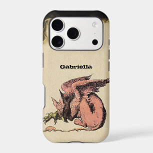 Pesonalized Vintage Alice In Wonderland iPhone