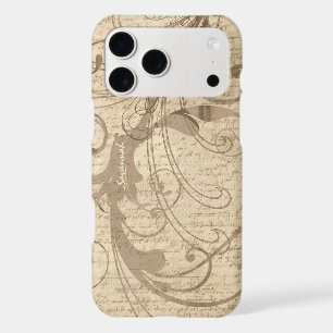 Pesonalized Vintage Writing Swirl iPhone 5