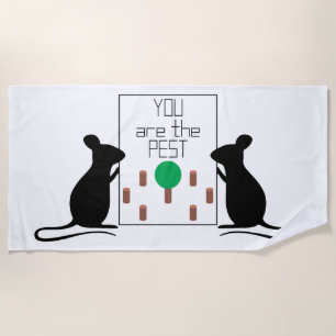 Pest Beach Towel