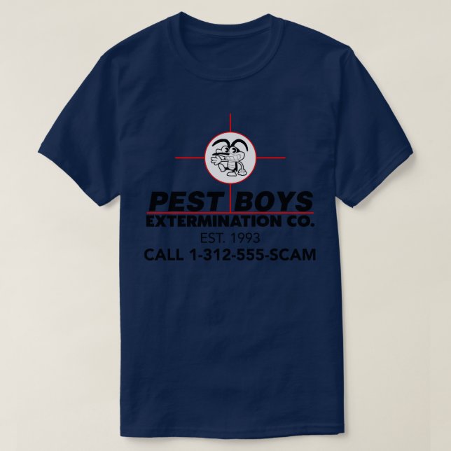 Pest Boys Extermination Co T-Shirt (Design Front)