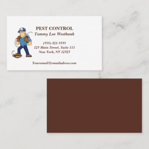 Pest Control  Business Card