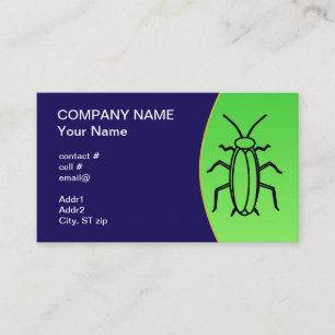 pest control business card