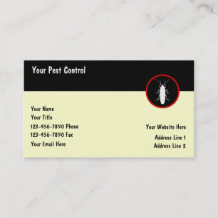Pest Control Business Cards