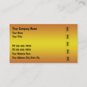 Pest Control Business Cards