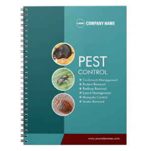 Pest Control Custom Company Spiral Photo Notebook
