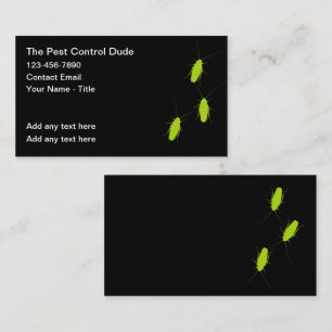 Pest Control Exterminating Theme Business Card